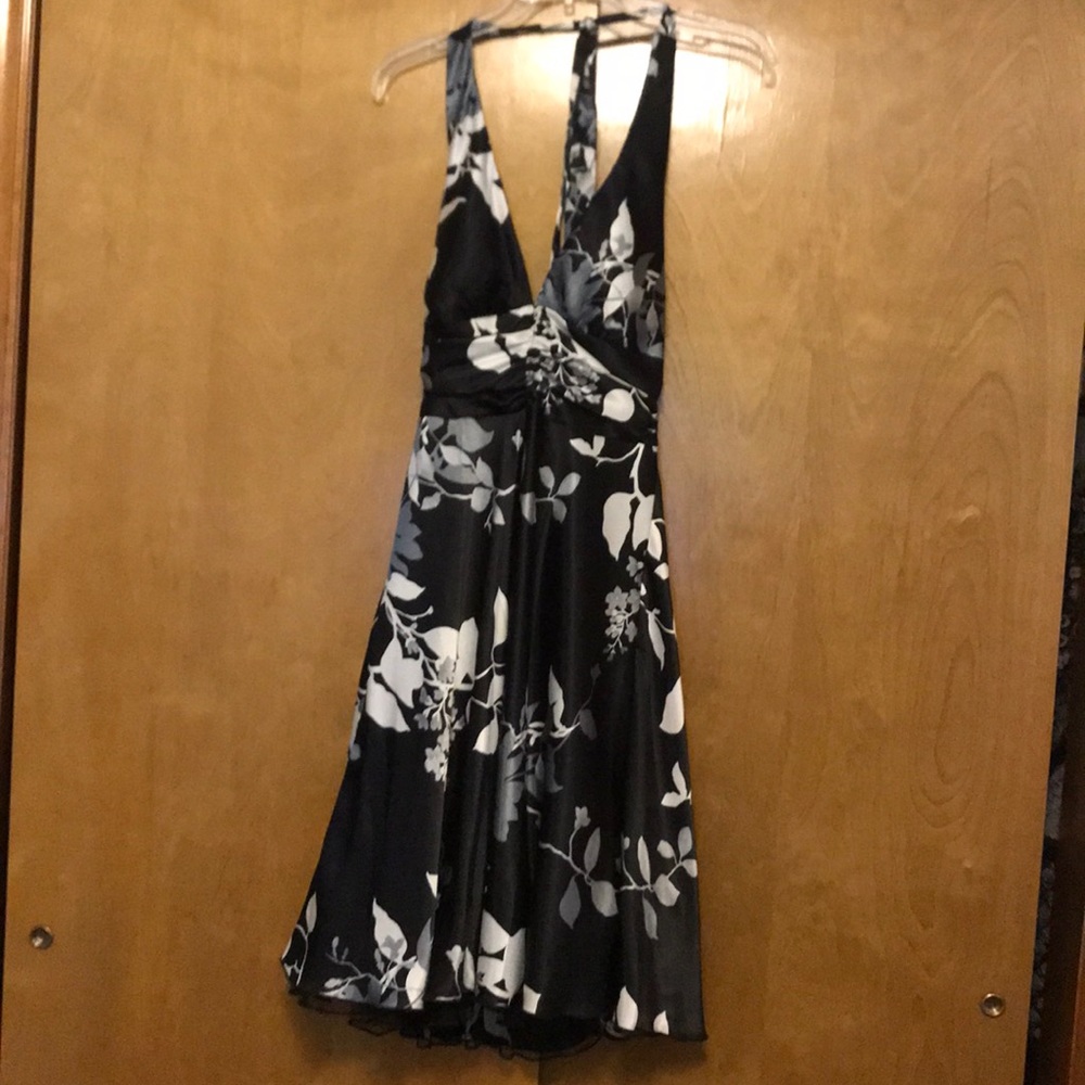 Size 5 black halter dress